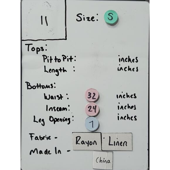 Hei Hei Eventide Linen Blend Cropped Pants Sz S Wide Band Resortwear Preppy - Picture 8 of 9